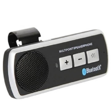 Bluetooth Multipoint Speakerphone Wireless Handsfree Car Kit (Amazon Container Product as it is, No Warranty, No Guarantee, No Return, No Exchange) - Imported from UK